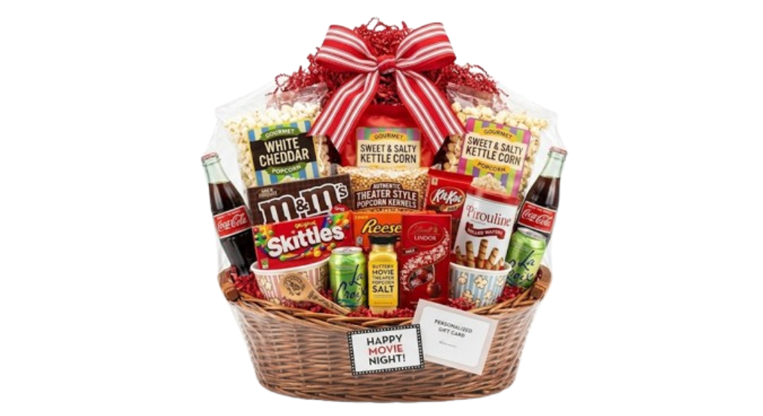Movie Night Gift Basket