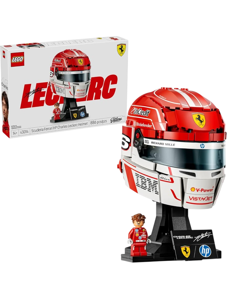 Charles Leclerc Lego Helmet Set