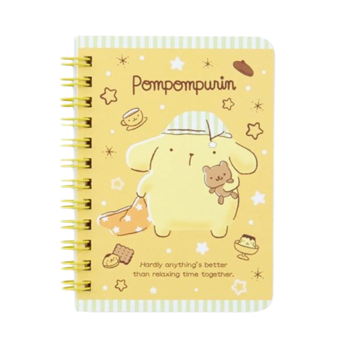 Sanrio Pompompurin Spiral Notebook