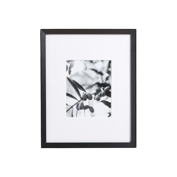 Medium Modern Black Wood Picture Frame