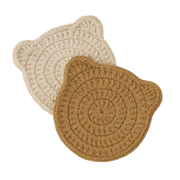 Crochet Bear Coaster