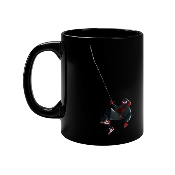 Miles Morales Sleek Black Mug